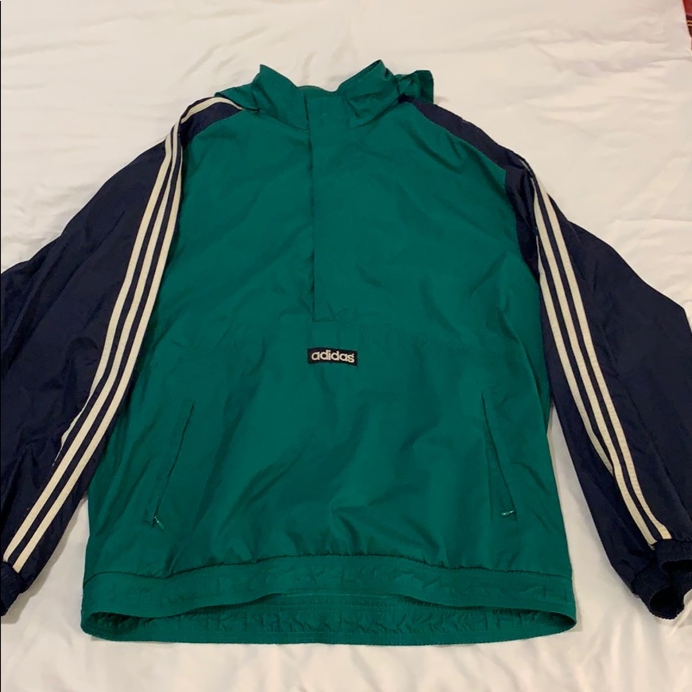Vintage Adidas Pullover Half Zip Windbreaker